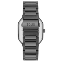 Analog Watch with black IP steel bracelet Lit