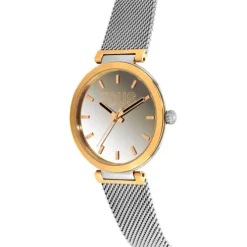 Analog Watch with steel bracelet and aluminum case in gold-colored IPG TOUS S-Mesh Mirror