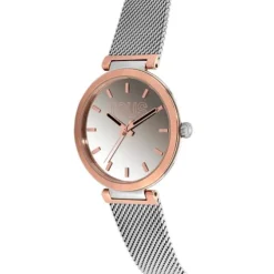 Analog Watch with steel bracelet and aluminum case in rose-colored IPRG TOUS S-Mesh Mirror