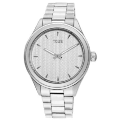 Analogue watch with steel wristband T-Logo