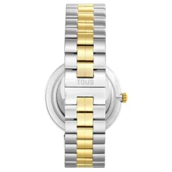 Analogue watch with steel and gold-colored IPG steel wristband S-Band