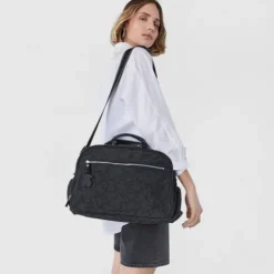 Anthracite-black colored Kaos New Colores Baby bag