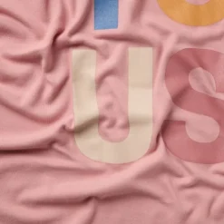 Baby blanket in Geome pink