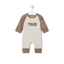 Baby playsuit in Classic beige