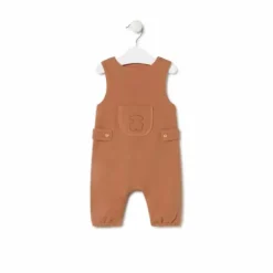 Baby playsuit in Geome beige