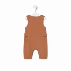 Baby playsuit in Geome beige