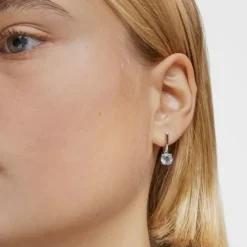 Basic Colors silver and topaz Earrings