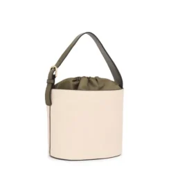 Beige and khaki Bucket bag TOUS Nanda