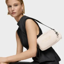 Beige Crossbody Reporter bag TOUS Roomy