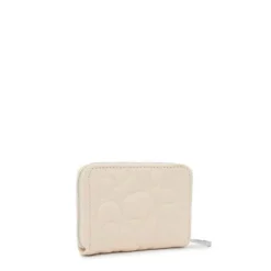 Beige leather Change purse TOUS Greta