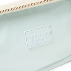 Beige leather Crossbody Reporter bag TOUS Miranda