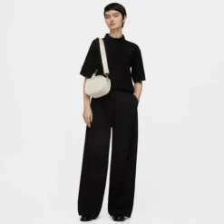 Beige leather Crossbody Reporter bag TOUS Miranda