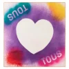 Beige square Scarf TOUS Heart