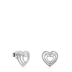 Bickie silver heart Earrings