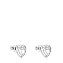 Bickie silver heart Earrings