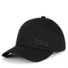 Black Cap TOUS Logo Metal