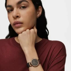Black IP Steel S-Mesh Watch