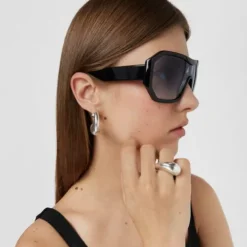 Black Sunglasses Studs Mask