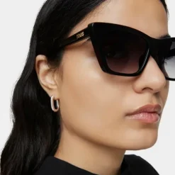 Black Sunglasses TOUS Logo Color Block