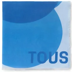 Blue Foulard TOUS Blurry Bear