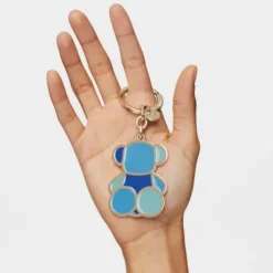 Blue Key ring TOUS Bear Faceted