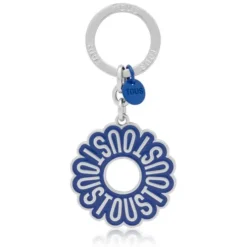 Blue Key ring TOUS Circle Logo