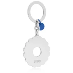 Blue Key ring TOUS Circle Logo