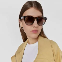 Blue Sunglasses Round Mesh