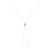 Bold Bear long silver Necklace with bear motif