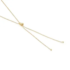 Bold Bear medium Necklace with 18kt gold plating over silver and bear motif