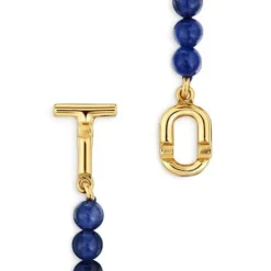 Bracelet with 18kt gold plating over silver and sodalite TOUS MANIFESTO