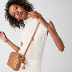 Brown Leather Sherton Crossbody bag