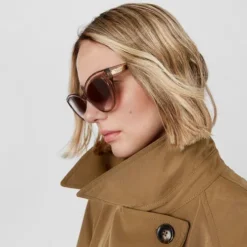 Brown Sunglasses Butterfly