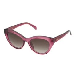 Burgundy-colored Sunglasses TOUS Butterfly