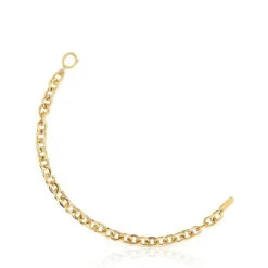 Chain bracelet with 18kt gold plating over silver TOUS Basics
