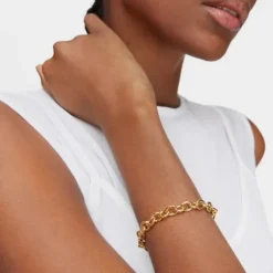 Chain bracelet with 18kt gold plating over silver TOUS Basics