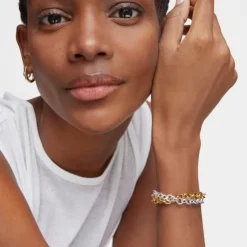 Chain bracelet with 18kt gold plating over silver TOUS Basics