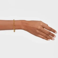 Chain bracelet with 18kt gold plating over silver TOUS Basics