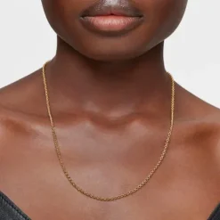 Choker with 18kt gold plating over silver and rings measuring 45 cm TOUS Chain