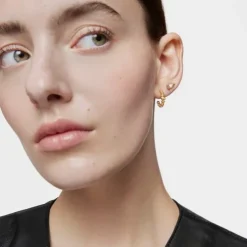 Climber Earring with 18kt gold plating over silver and cultured pearl TOUS Grain