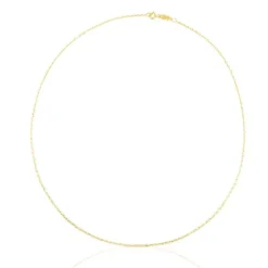 45 cm Gold TOUS Chain Choker with oval rings.