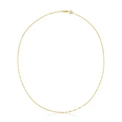 45 cm Gold TOUS Chain spiral Choker.