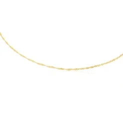 45 cm Gold TOUS Chain spiral Choker.