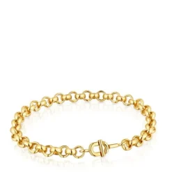 17.5 cm gold-plated Chain bracelet TOUS MANIFESTO