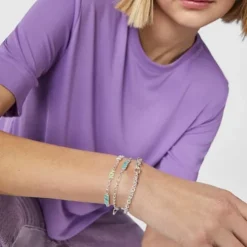 Colored TOUS Crossword Bracelet