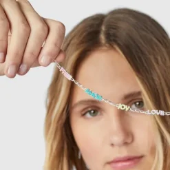 Colored TOUS Crossword Bracelet