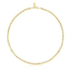 Curb-chain Choker with 18kt gold plating over silver TOUS Chain