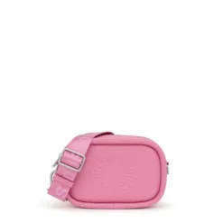 Dark pink leather Crossbody reporter bag TOUS Miranda