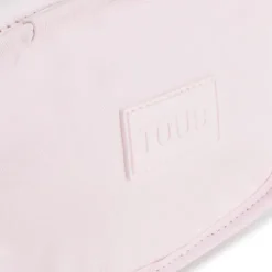 Dark pink leather Crossbody reporter bag TOUS Miranda