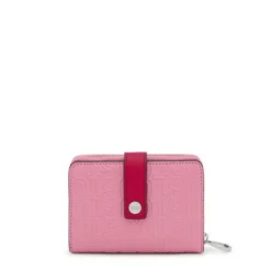 Dark pink Wallet Urbana Logo New
